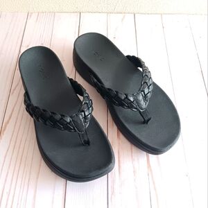 Vionic| Kenji Braided Flip Flop Platform Sandal Sz 9.5